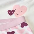 Pantys  mit Herz-Muster, rosa, Gr. 110/116 ALANA