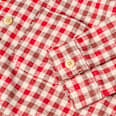 Flanellhemd mit Karo-Muster, rot, Gr. 98 ALANA