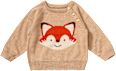 Strickpullover mit Fuchs-Motiv & Raglan-Ärmel, beige, Gr. 74 ALANA