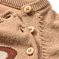 Strickpullover mit Fuchs-Motiv & Raglan-Ärmel, beige, Gr. 74 ALANA