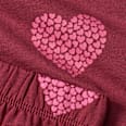 Set mit Sweatshirt und Hose mit Herz-Muster, rot, Gr. 92 ALANA