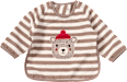Lätzchen mit Ärmel & Bären-Motiv, beige ALANA