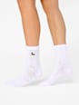 Crew Socken mit Dackel-Motiv weiß Gr. 39-42 nur die