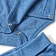 Set mit Wickelbody & Hose mit Fuchs-Muster, blau, Gr. 50/56 ALANA