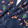 Schlafanzug mit Weihnachts-Muster, blau, Gr. 62/68 ALANA