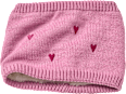 Loop Schal mit Herz-Muster, rosa PUSBLU