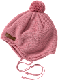 Strickmütze mit Bommel, rosa, Gr. 44/45 ALANA