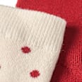 Thermosocken mit Punkte-Muster, rot + weiß, Gr. 23/26 ALANA