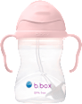 hrneček s brčkem Růžový b.box