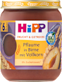 Bio bébidesszert körte-szilva teljes kiörlésű gabonával 6 hónapos kortól HiPP