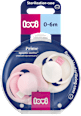 dudlík silikonový dynamický Prime 0-6m Rose/Rose Cream LOVI