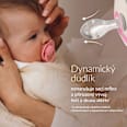 dudlík silikonový dynamický Prime Lagoon/Mint Cream 0-6m LOVI