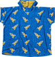 Badeponcho mit Raketen-Muster, blau, Gr. 1
 ALANA
