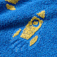 Badeponcho mit Raketen-Muster, blau, Gr. 1
 ALANA