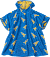 Badeponcho mit Raketen-Muster, blau, Gr. 1
 ALANA