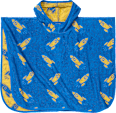 Badeponcho mit Raketen-Muster, blau, Gr. 0
 ALANA