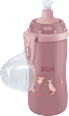 Trinkflasche Kinder First Choice Push-Pull braun, 450 ml NUK