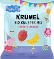 Kindersnack Peppa Pig Knusper Mix Erdbeer-Banane ab 3 Jahren KRÜMEL