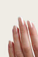 Künstliche Nägel, Soft Gel Press Ons Glazed French Medium Round Doonails