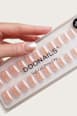 Künstliche Nägel, Soft Gel Press Ons Prosecco Extra Short Square Doonails