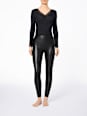 Leggings in Leder-Optik schwarz Gr. 36/38 nur die