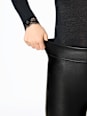 Leggings in Leder-Optik schwarz Gr. 36/38 nur die