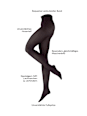 Leggings in Leder-Optik schwarz Gr. 36/38 nur die
