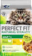 Nassfutter Katze Natural Vitality adult 1+ mit Truthahn & Huhn PERFECT FIT