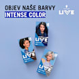 Live Intense Colour barva na vlasy U67 Metalická modrá Schwarzkopf LIVE