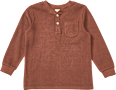 Langarmshirt mit Waffel-Struktur, braun, Gr. 116 ALANA