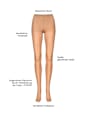 Strumpfhose Seidenfein amber Gr. 38/40, 15 DEN nur die
