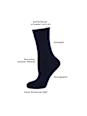 Komfort-Socken Bambus blau Gr. 35-38 nur die