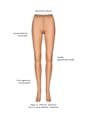Strumpfhose transparent amber Gr. 44/48, 15 DEN nur die