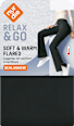 Flared Leggings mit Innenfleece schwarz Gr. 36/38 nur die