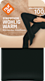 Strumpfhose warm & transparent mit Innenfleece schwarz Gr. 40/44, 80 DEN nur die