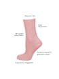 Socken mit Ripp-Struktur & Glitzer rosa + blau + weiß Gr. 39-42 nur die