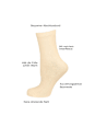 Socken Wohlig Warm beige & braun, Gr. 39-42 nur die