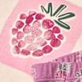 Set mit Langarmshirt & Leggings mit Brombeer-Motiv, lila, Gr. 56 ALANA