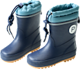 Gummistiefel mit Kunstfellfutter, blau, Gr. 22/23 PUSBLU
