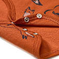 Body Langarm Pro Climate mit Fuchs-Muster, braun, Gr. 74/80
 ALANA