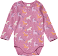 Body Langarm mit Einhorn-Muster, rosa, Gr. 98/104
 ALANA
