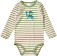 Body Langarm mit Drachen-Motiv, grün + beige, Gr. 86/92
 ALANA