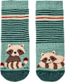 Stoppersocken mit Waschbär-Motiv, grün, Gr. 19/20
 ALANA
