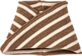 Strick Loop Schal im Twist-Design, braun
 PUSBLU