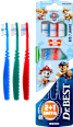 Zahnbürste Kinder Paw Patrol, bis 7 Jahren  Vorteilspack (2+1 Gratis) Dr. BEST
