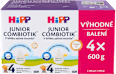 pokračovací mléčná kojenecká výživa 4 Junior Combiotik 24m, 4x600g HiPP