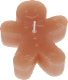 Figurenkerze Pfefferkuchenmann Steinhart KERZEN