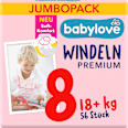Windeln Premium Gr.8 (18+ kg) Jumbopack babylove
