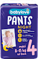 plenkové kalhotky na noc, velikost 4 babylove