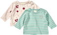 Langarmshirts mit Weltall-Muster, blau + beige, Gr. 56 ALANA